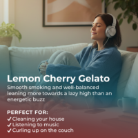 Lemon cherry gelato highlight