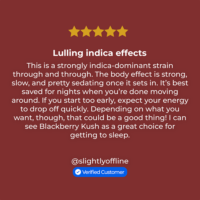 Blackberry Kush Seeds review