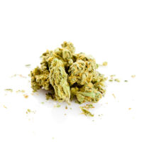 Close-up of cannabis nugget buds