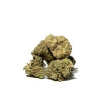 Close-up of a Cherry Runtz cannabis buds stacked
