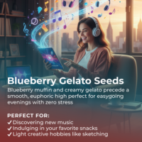 Blueberry Gelato Strain highlight