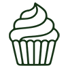 cupcake accordion icon