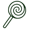 lollipop sweet accordion icon